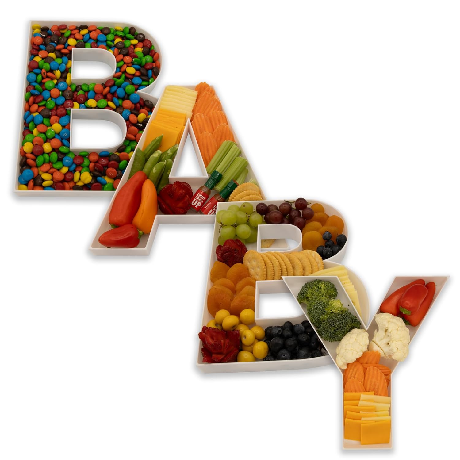 Baby Food Zone - Наполняемые пищевые буквы в форме сладости,