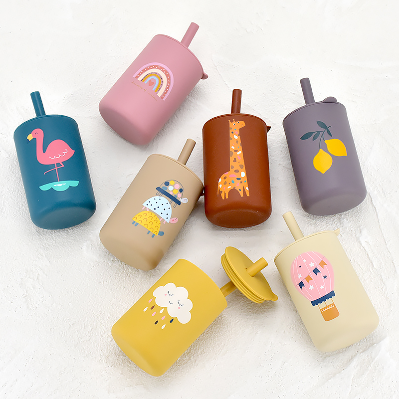 Baby Food Hipp - Детская силиконовая чашка Sippy, портативный контейнер