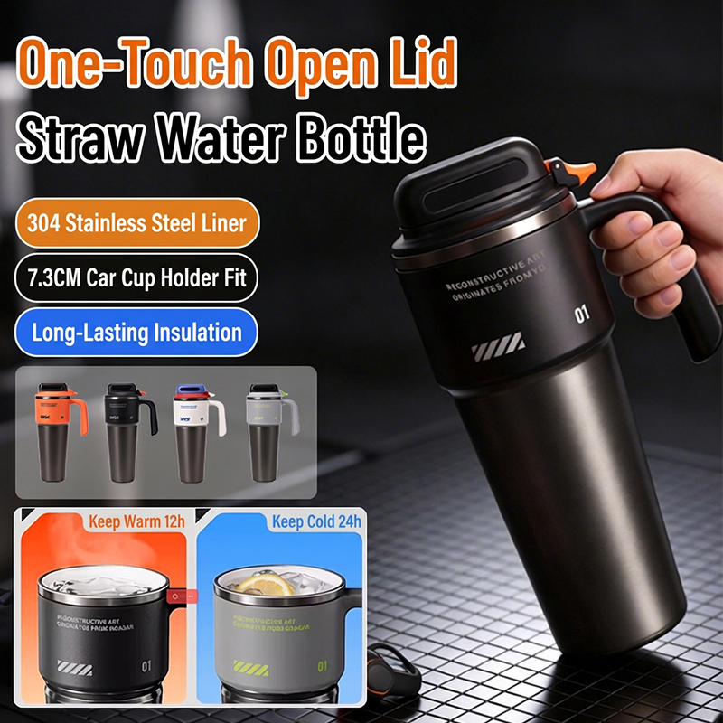 Training Cup Straw - Термокружка HighValue из нержавеющей стали 304
