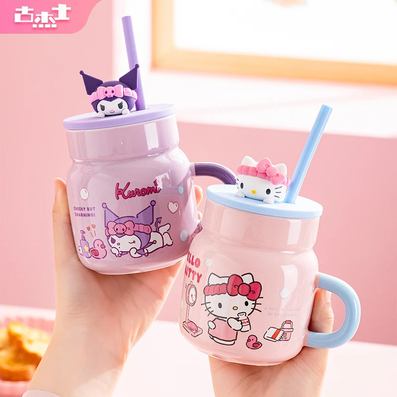 Training Cup Straw - Sanrio 450 мл Керамическая кружка Hello