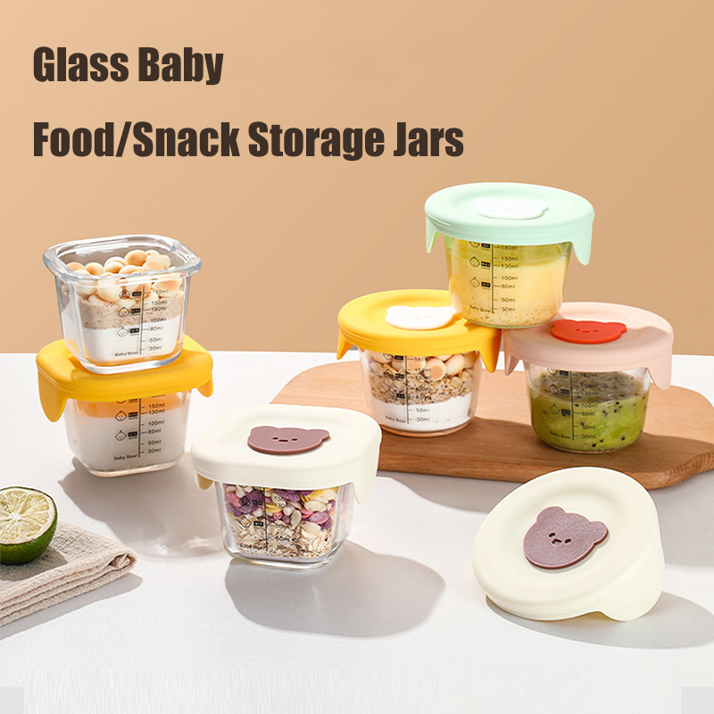 Baby Food Hero - 180 мл стеклянные банки для хранения