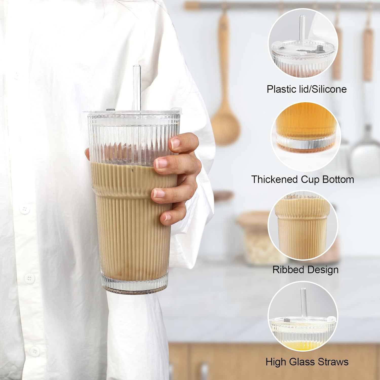 Современный стеклянный стакан  – обзор и цена Training Cup Straw
