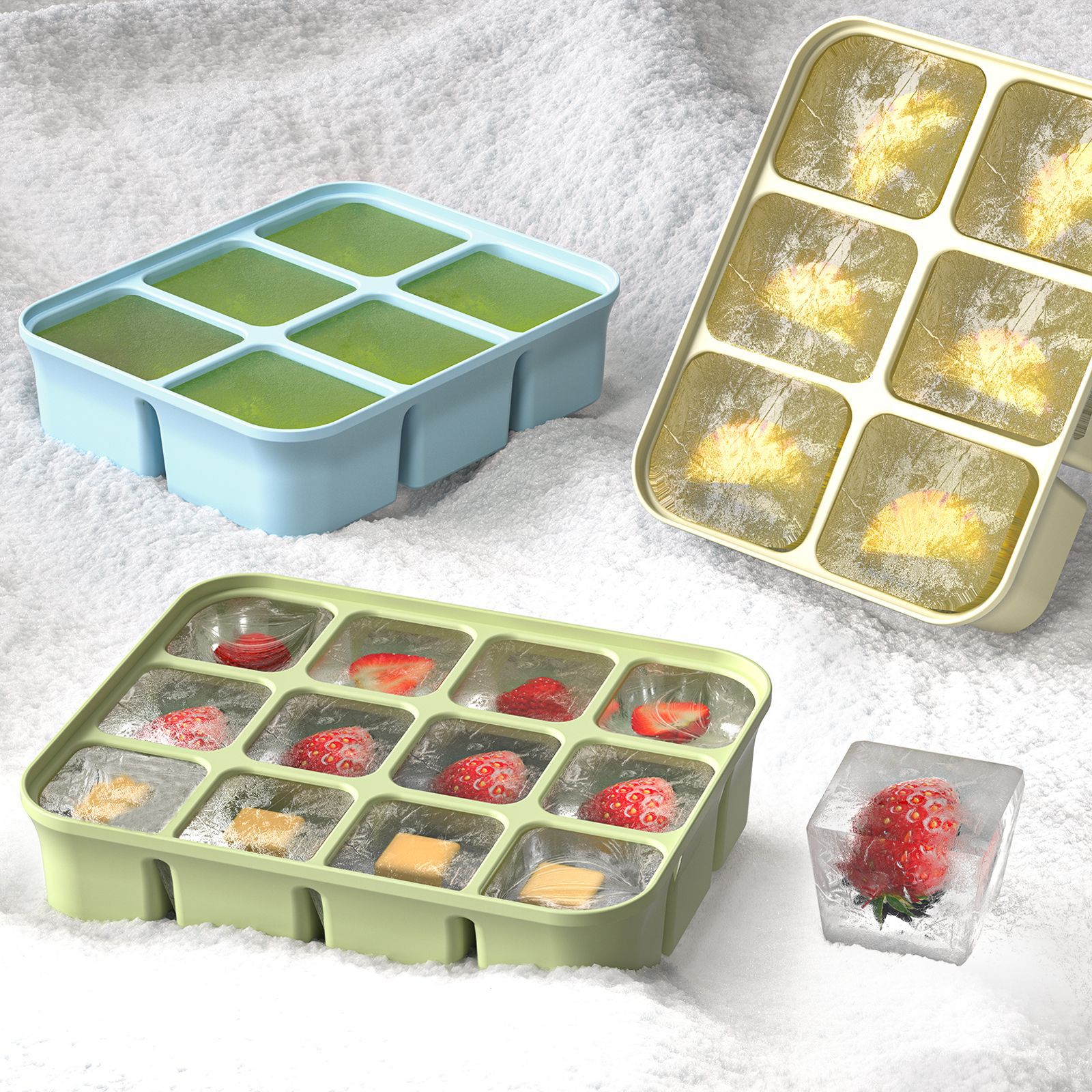 Набор из 3 силиконовых форм дл – обзор и цена Baby Food Homemade