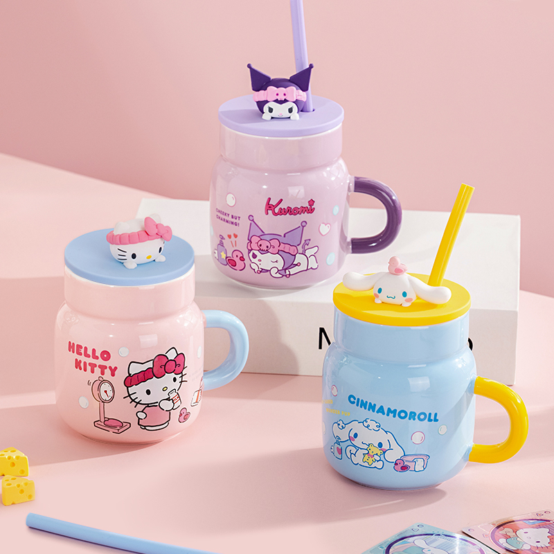 Sanrio 450 мл Керамическая кру – обзор и цена Training Cup Straw