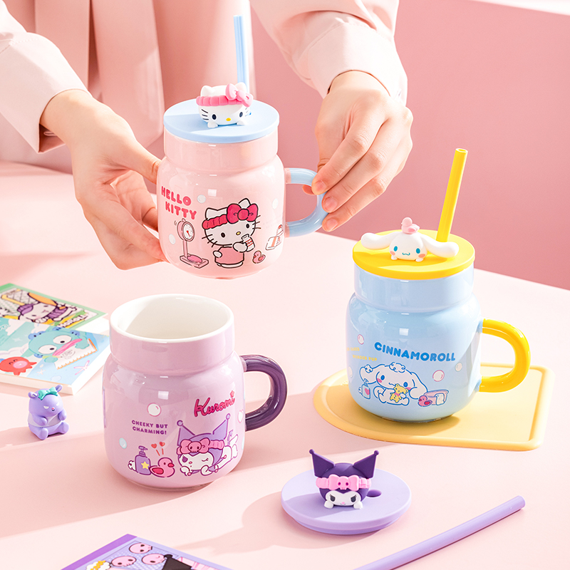 Sanrio 450 мл Керамическая кру – обзор и цена Training Cup Straw