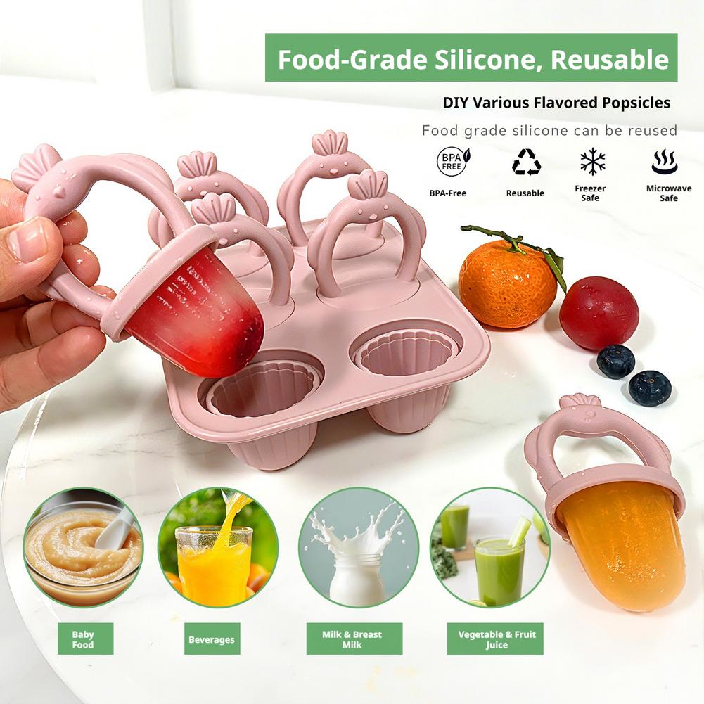 Набор из 6 силиконовых форм дл – обзор и цена Baby Food Homemade